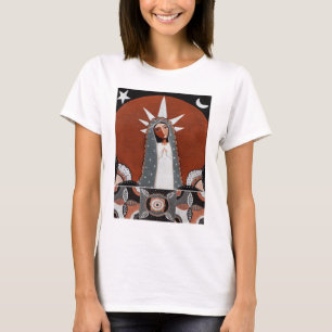 Virgin of Guadalupe  and Flowers T-Shirt