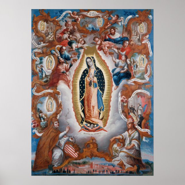 “Virgin of Guadalupe” art poster (Front)