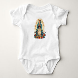 Virgin of Guadalupe Baby Bodysuit