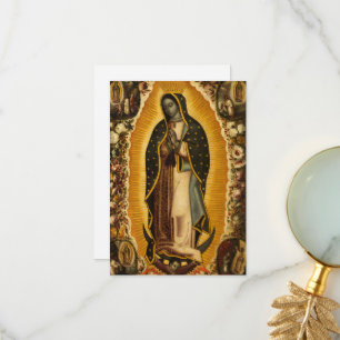 Virgin of Guadalupe by Manuel de Arellano Thank You Card