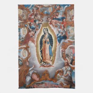 “Virgin of Guadalupe” hand towel