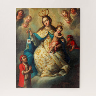 Virgin of Mercy by José de Paez Jigsaw Puzzle