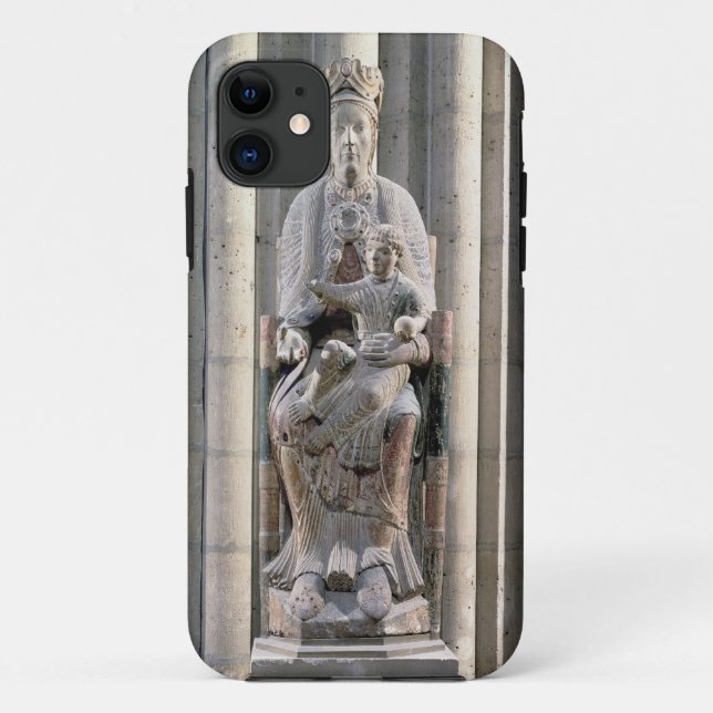 Virgin of St. Martin des Champs, 12th century (sto Case-Mate iPhone Case (Back)