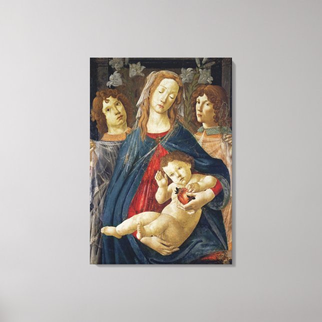 Virgin of the Pomegranate Canvas Print (Front)