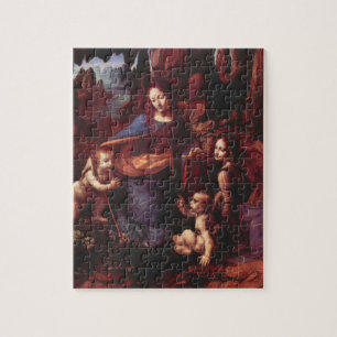 Virgin of the Rocks by Leonardo da Vinci Jigsaw Puzzle