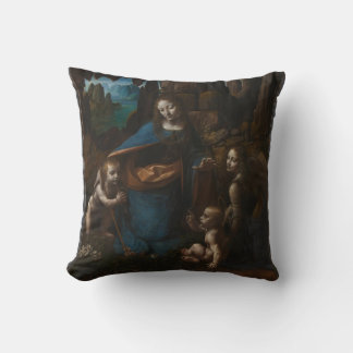 virgin of the rocks cushion