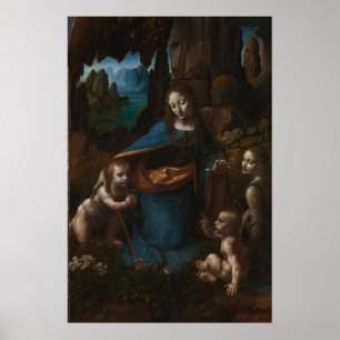 virgin of the rocks (extra large 40x60) poster