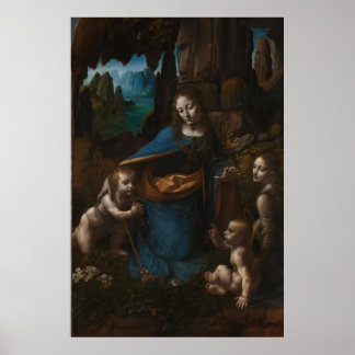 virgin of the rocks (extra large 40x60) poster