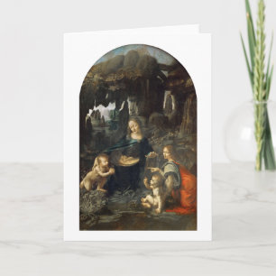 Virgin of the Rocks, Leonardo da Vinci Card