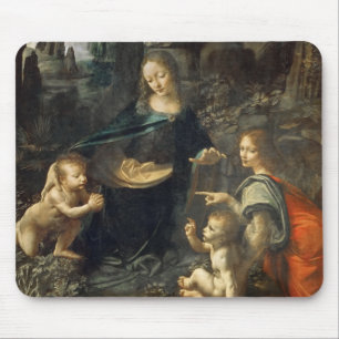 Virgin of the Rocks, Leonardo da Vinci Mouse Mat