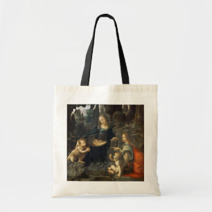 Virgin of the Rocks, Leonardo da Vinci Tote Bag