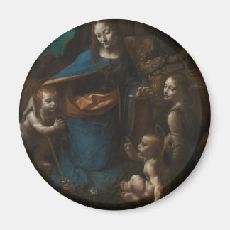 virgin of the rocks magnet