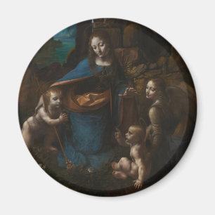 virgin of the rocks magnet