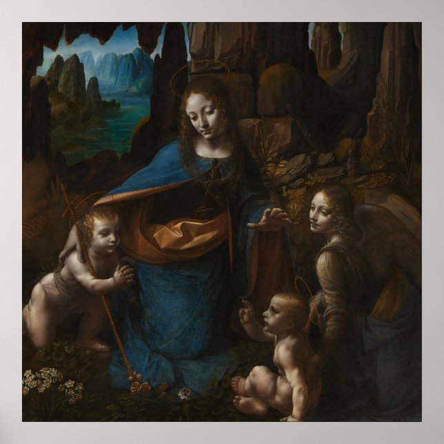 virgin of the rocks poster (Front)