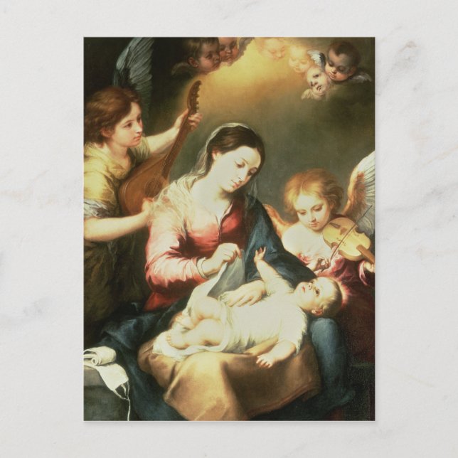 Virgin of the Swaddling Clothes Postcard (Front)