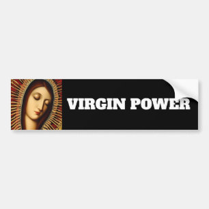 VIRGIN POWER BUMPER STICKER