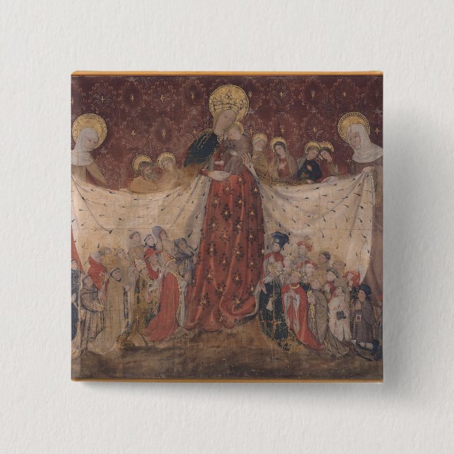 Virgin Protector, c.1417 15 Cm Square Badge (Front)