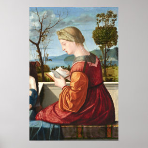 Virgin Reading - Vittore Carpaccio Fine Art Poster