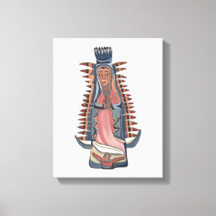 Virgin Virgin Mary Our Lady of Guadalupe painting Canvas Print