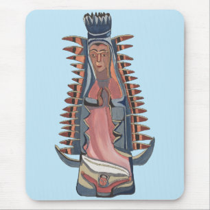 Virgin Virgin Mary Our Lady of Guadalupe painting Mouse Mat