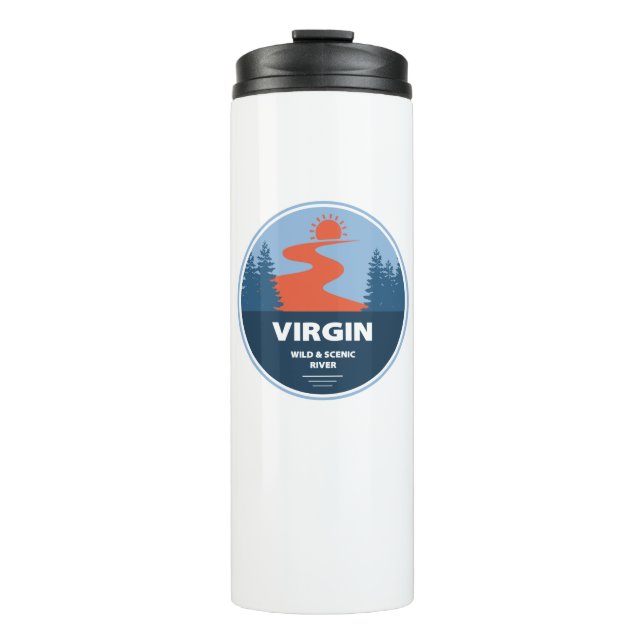 Virgin Wild And Scenic River Utah Thermal Tumbler (Front)