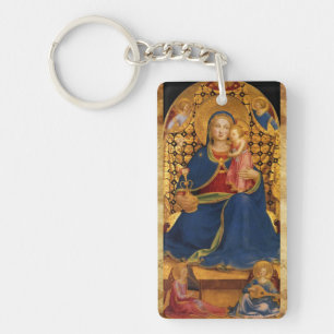 VIRGIN WITH CHILD AND ANGELS 2 KEY RING