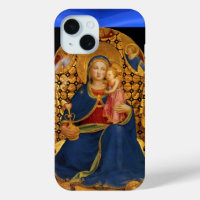 VIRGIN WITH CHILD AND ANGELS ,Blue Sapphire