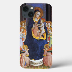 VIRGIN WITH CHILD,ANGELS AND SAINTS iPhone 13 CASE