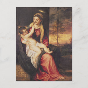 Virgin with Child at Sunset, 1560 Postcard