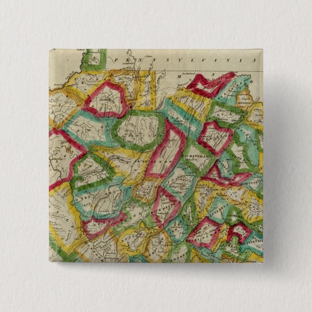 Virginia 3 15 cm square badge (Front)