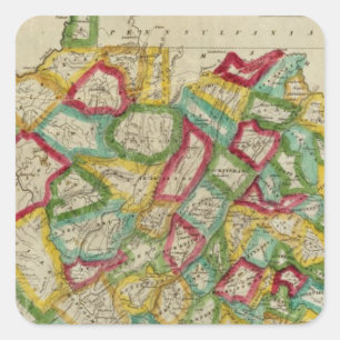 Virginia 3 square sticker