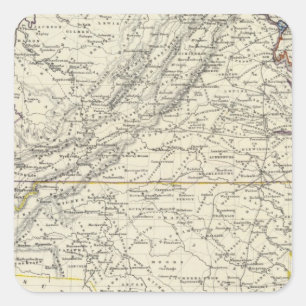 Virginia 4 square sticker