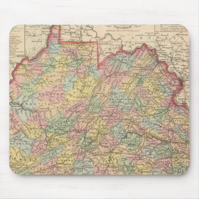Virginia 8 mouse mat (Front)