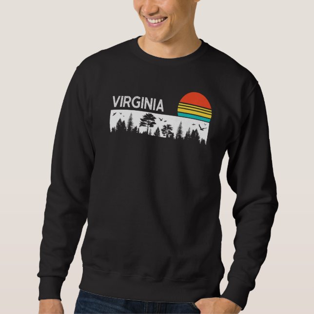 Virginia American State Usa   Sweatshirt (Front)