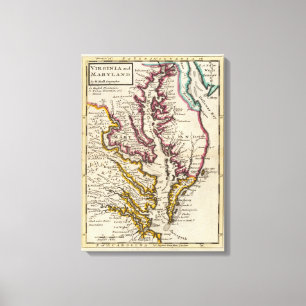 Virginia and Maryland Canvas Print