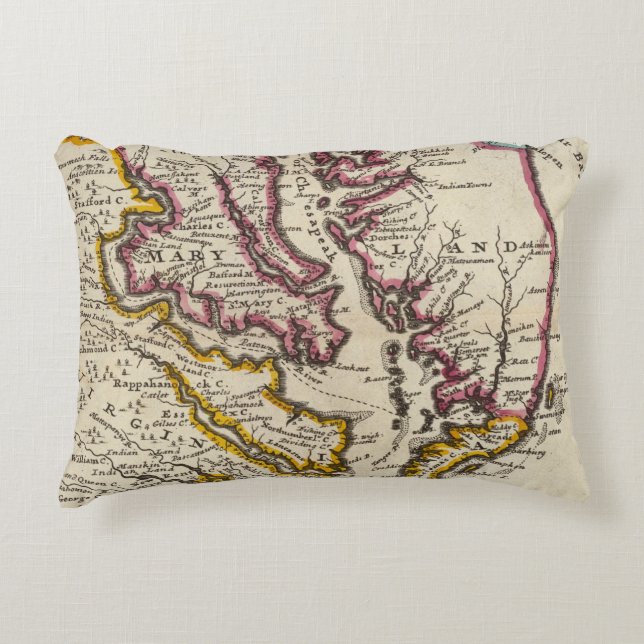 Virginia and Maryland Decorative Cushion (Front)