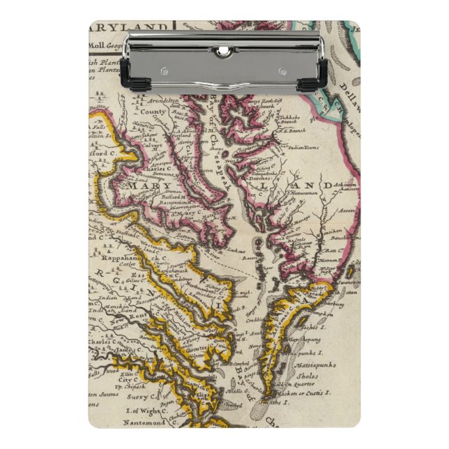 Virginia and Maryland Mini Clipboard (Front)