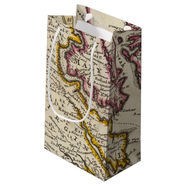 Virginia and Maryland Small Gift Bag (Back Angled)