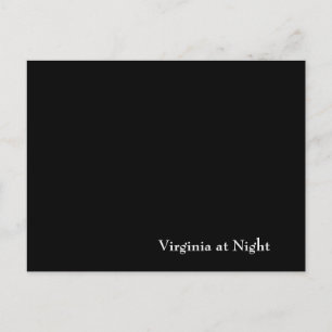 Virginia at Night Postcard