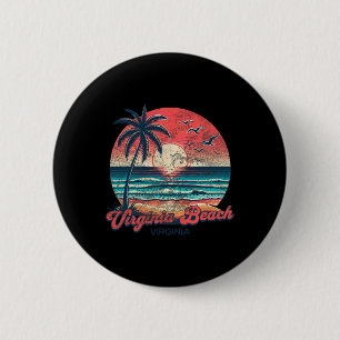 Virginia Beach 6 Cm Round Badge