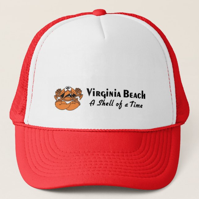 Virginia Beach Crab Trucker Hat (Front)