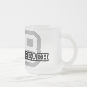 Virginia Beach Frosted Glass Coffee Mug