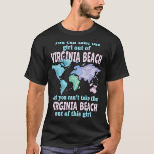 Virginia Beach Girl From Virginia Beach Virginia T-Shirt