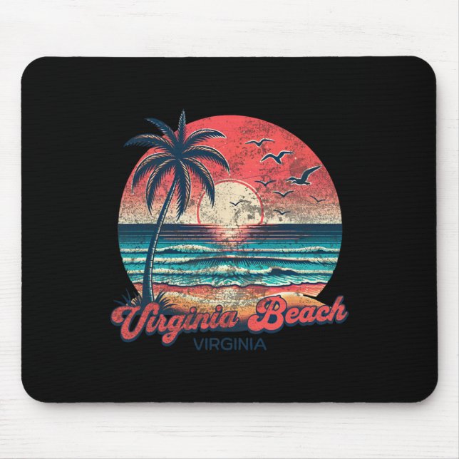 Virginia Beach  Mouse Mat (Front)