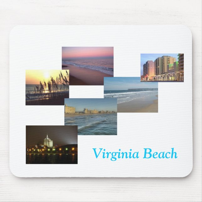 Virginia Beach Mouse Mat (Front)