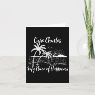Virginia Beach My Place Of Happiness - Cape Charle Card