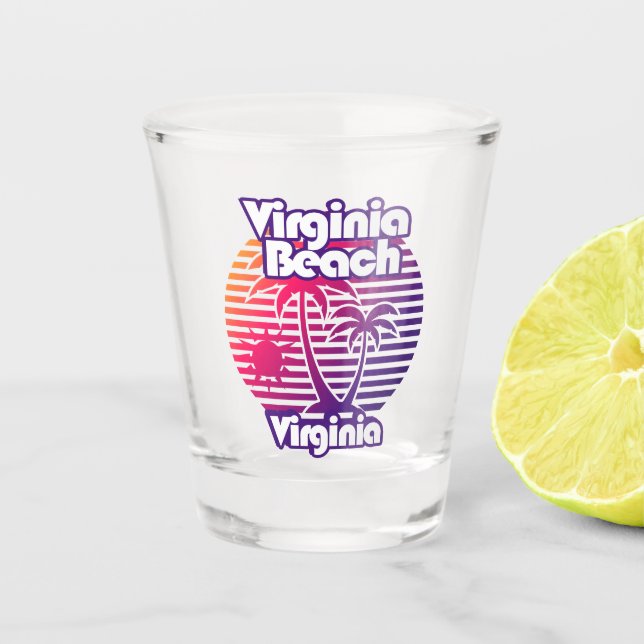 Virginia Beach Shot Glass (Front)