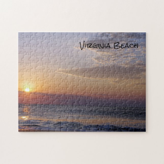 Virginia Beach Sunrise Jigsaw Puzzle (Horizontal)