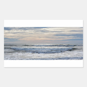Virginia Beach Sunrise Rectangular Sticker