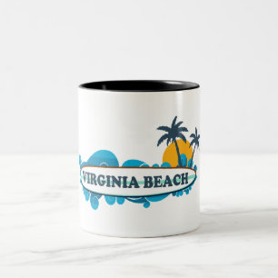 Virginia Beach. Two-Tone Coffee Mug